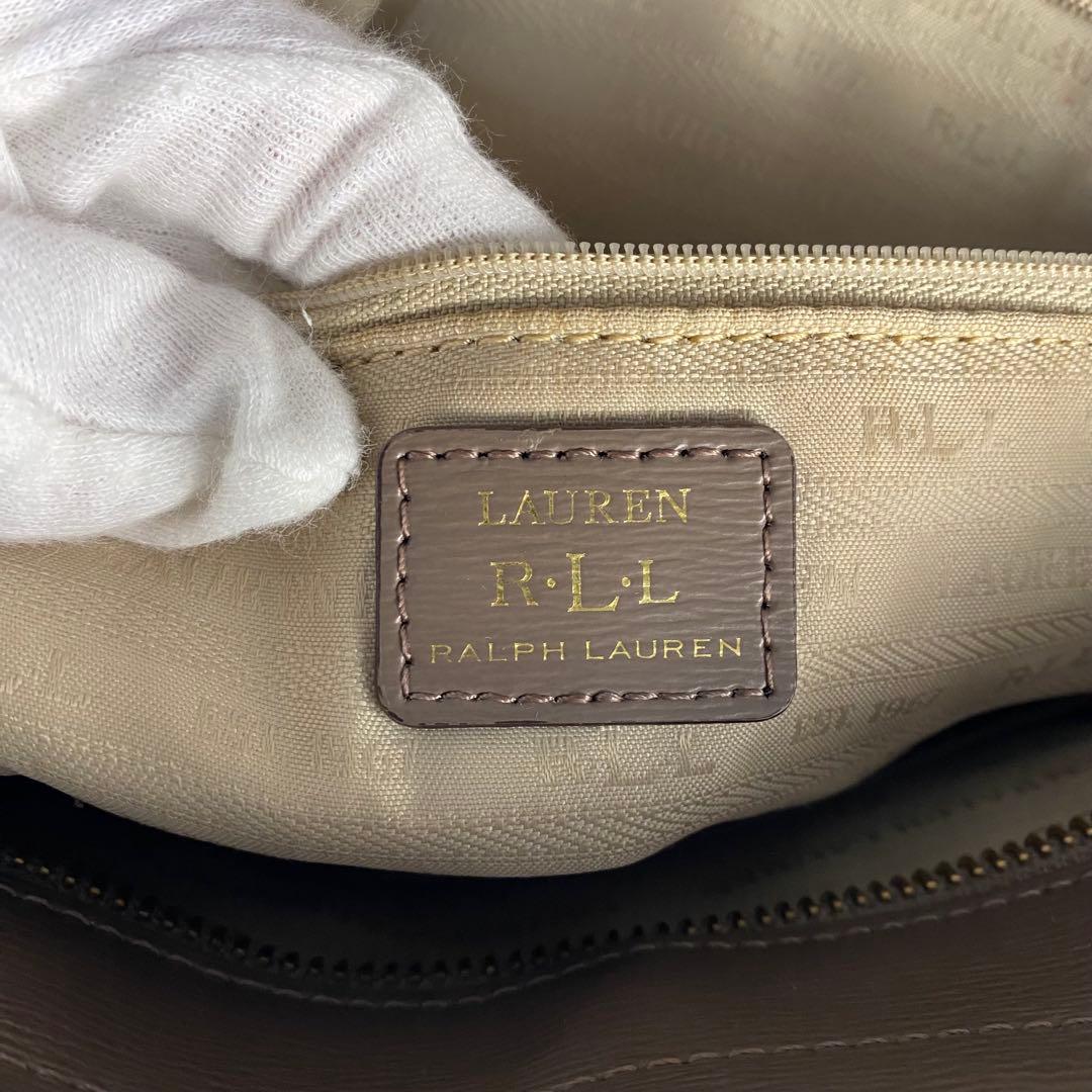 【取置中】ローレンラルフローレン　トートバッグ　レザー　肩掛け　A4収納可