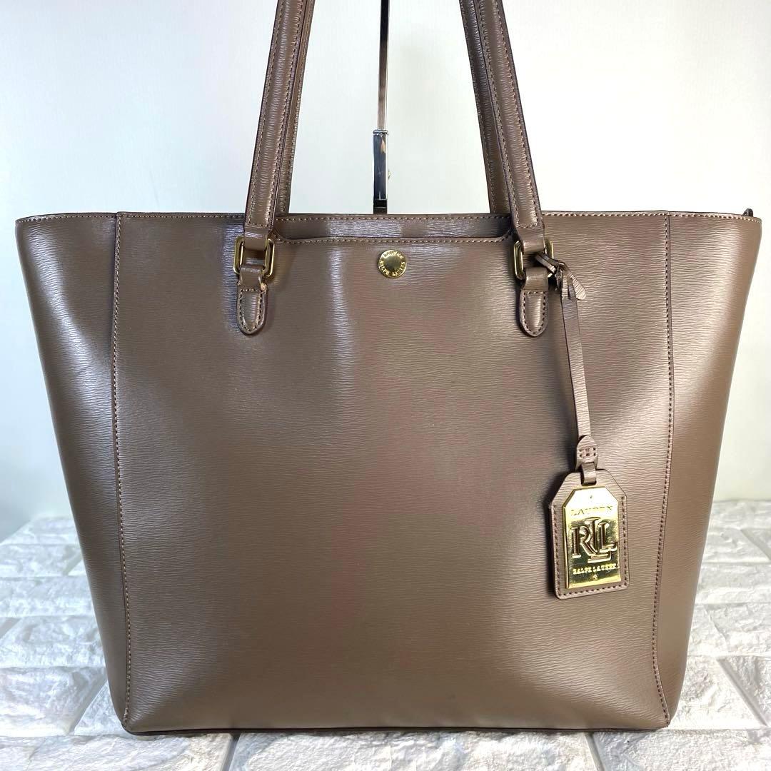 【取置中】ローレンラルフローレン　トートバッグ　レザー　肩掛け　A4収納可