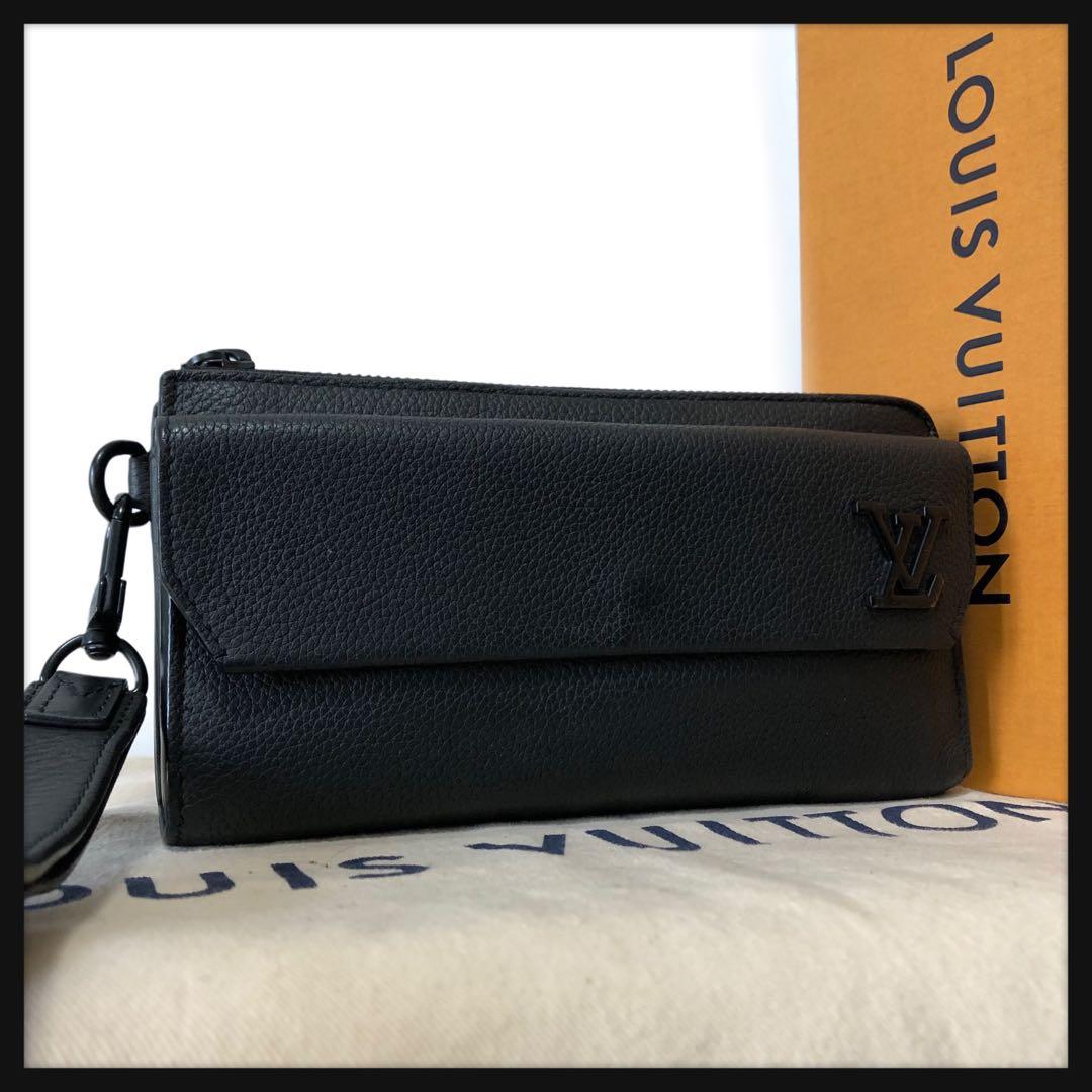 ルイヴィトン　アエログラム　ジッピーウォレット　ノワール　長財布　993