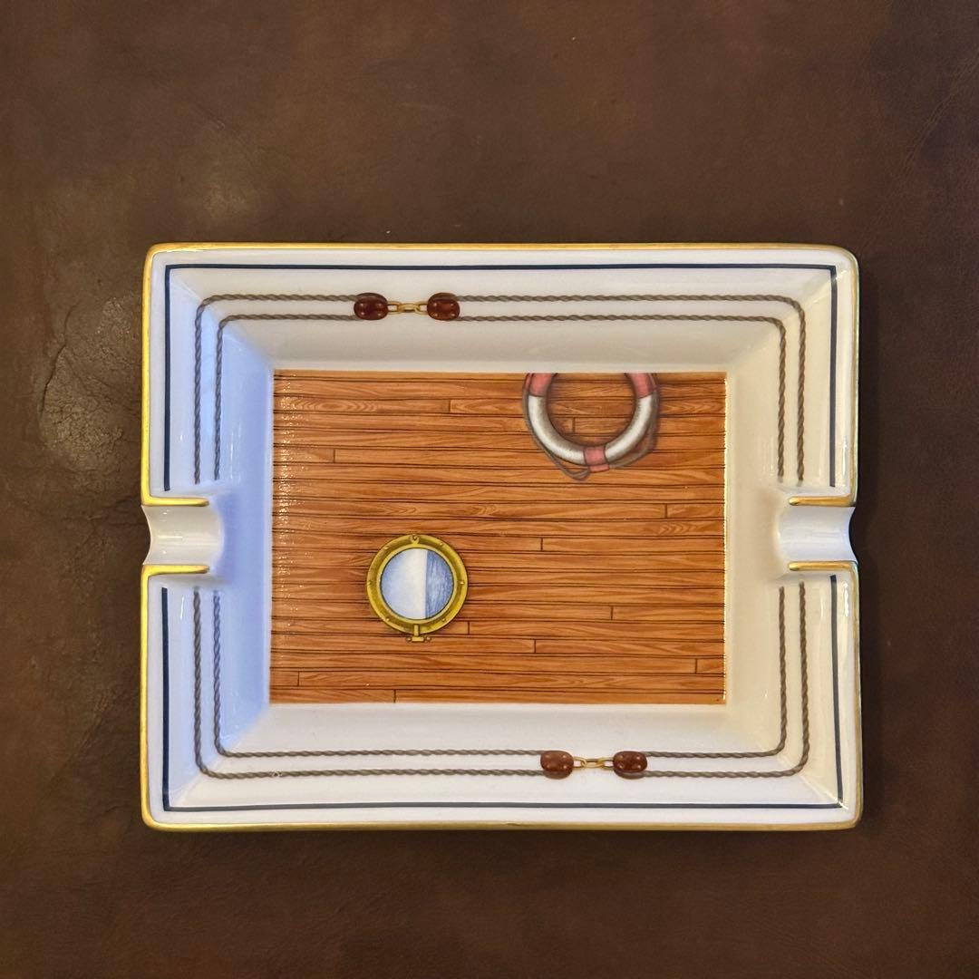 エルメス HERMES 船のデッキデザイン レア灰皿