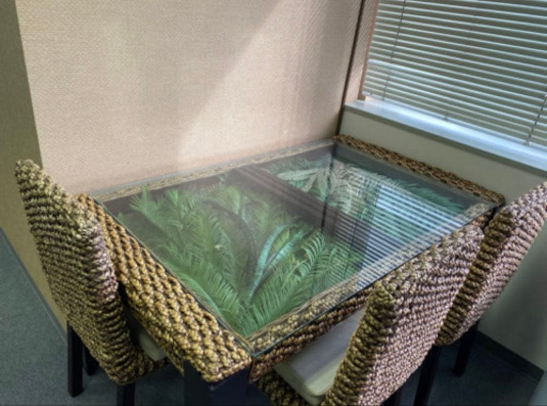 アジアン家具　ダイニングチェア　2脚