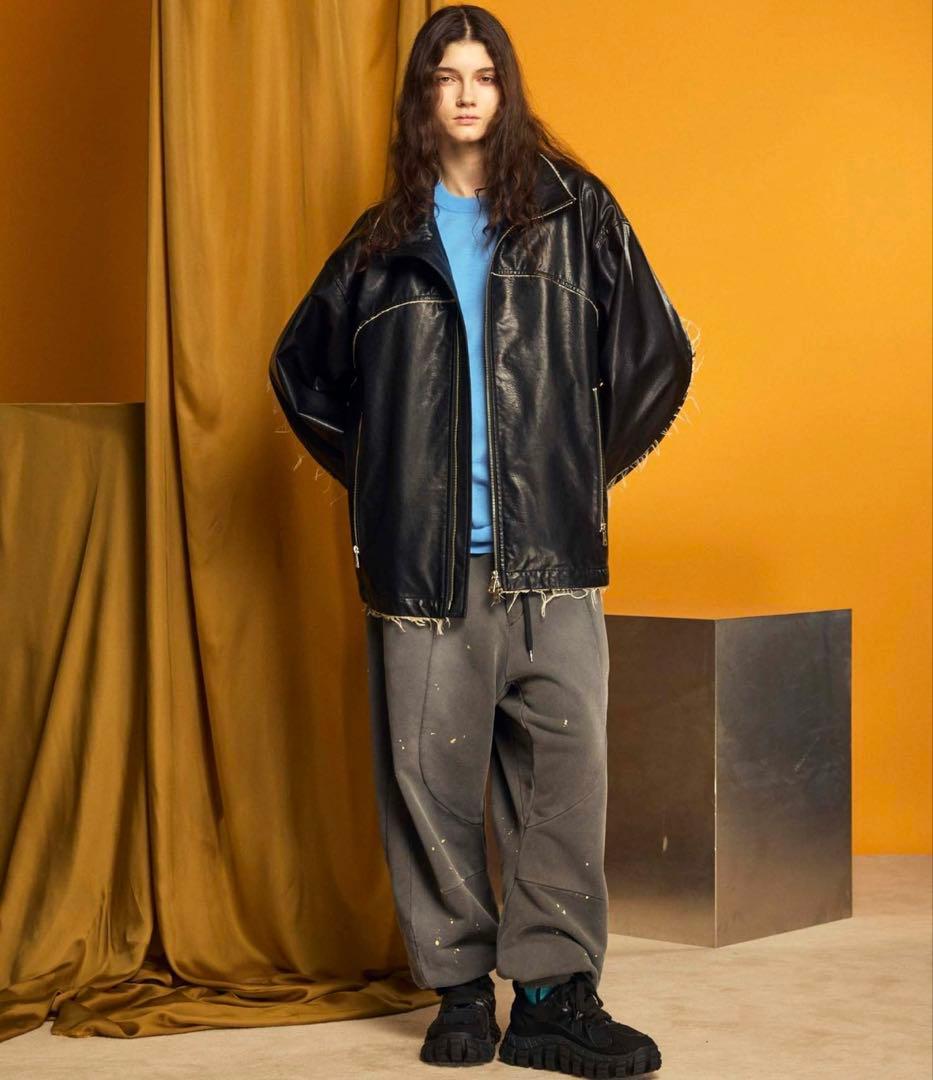 【美品】MAISON SPECIAL レザーブルゾン