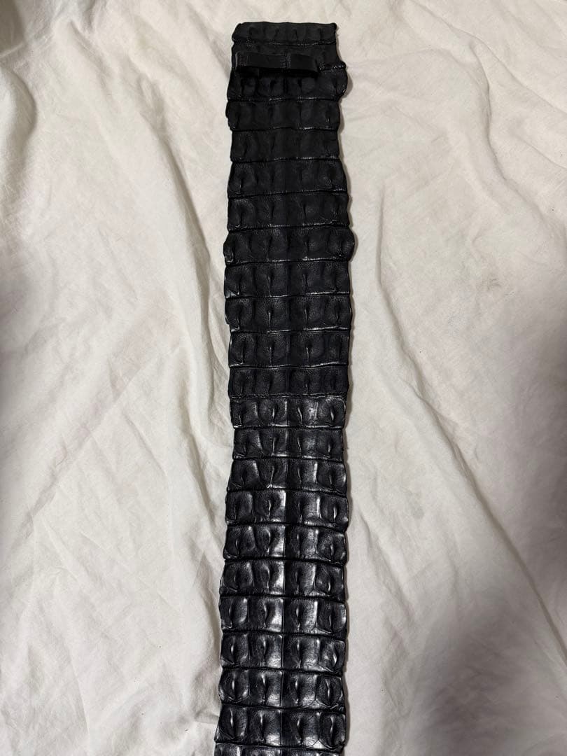 @*a様 GUCCIクロコダイルベルト全長112.5cm