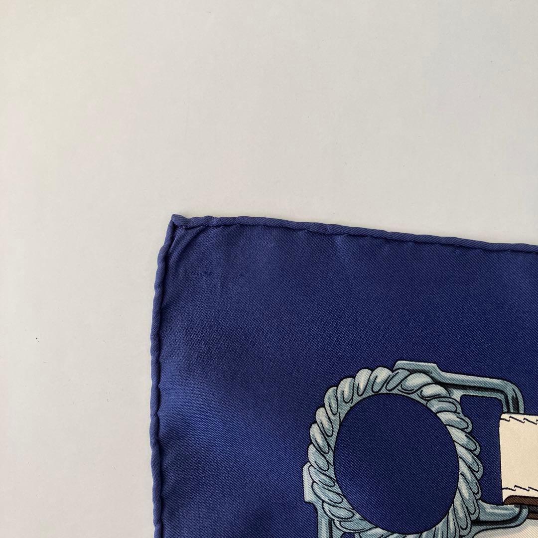 HERMES　エルメス　カレ90　大判スカーフ　銅細工　5434