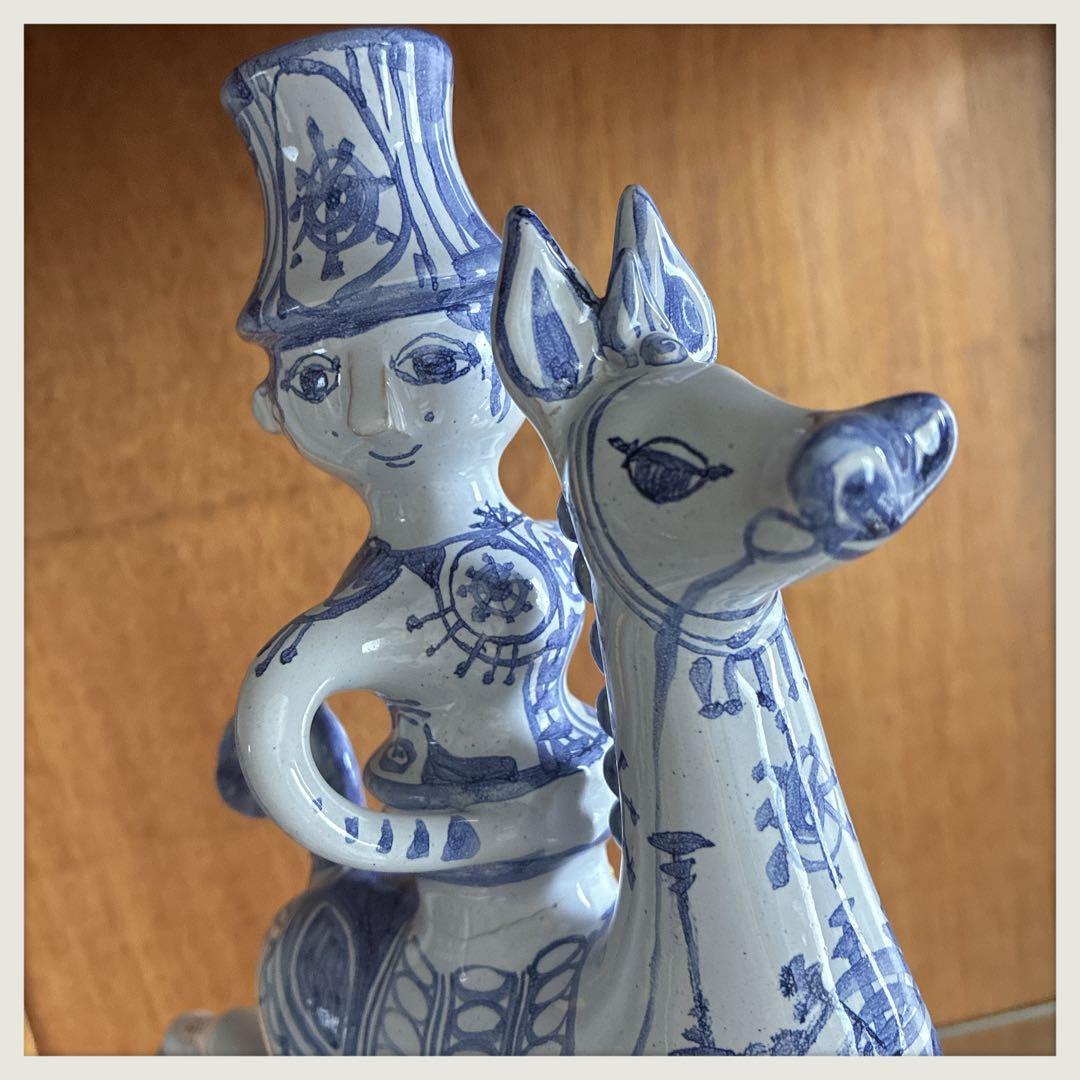 Bjorn Wiinblad キャンドルスタンド　1997年　アトリエ手捻り作品