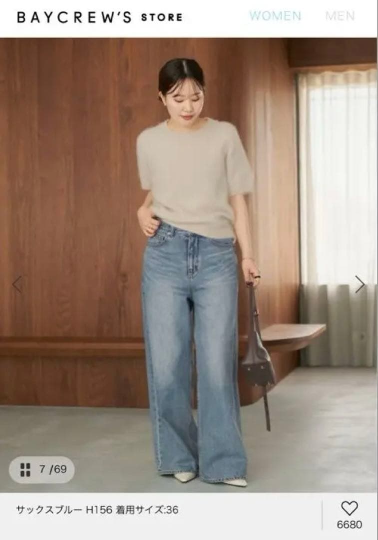 ✳︎新品未使用　Plage R’IAM SUPER LOOSE デニム 4