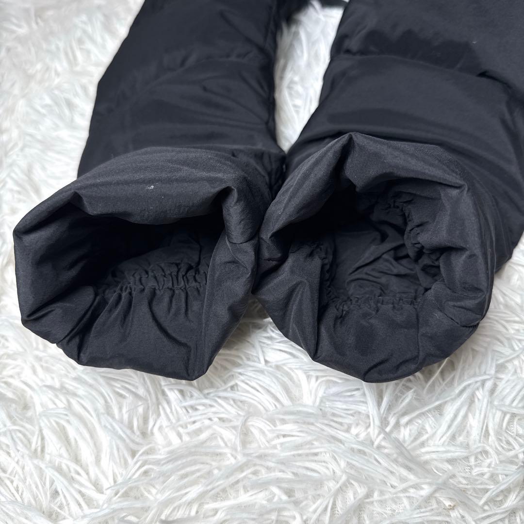 美品✨アンタイトル ホワイトダック ダウンコート ボリュームカラー 42 黒