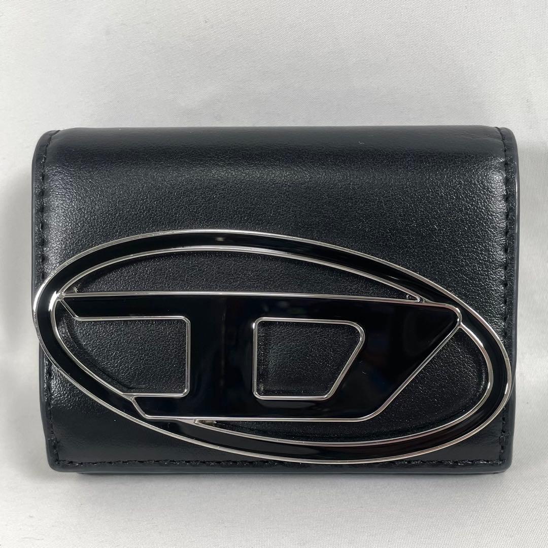 未使用に近い DIESEL ディーゼル 三つ折り財布 コンパクトウォレット