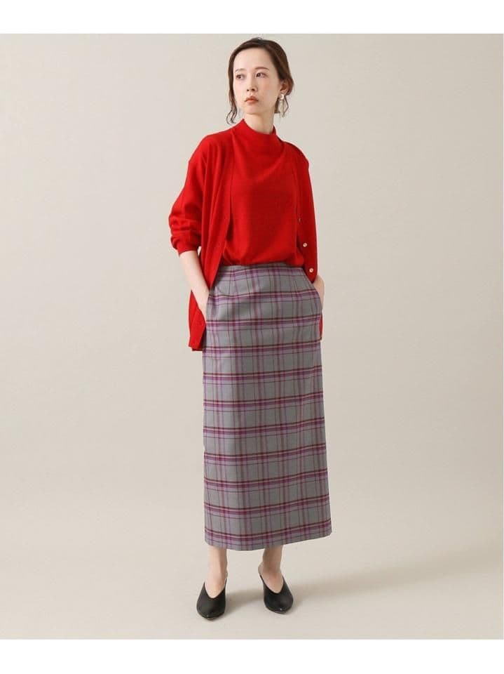 IENA ALBA　アンサンブル　ニット　赤