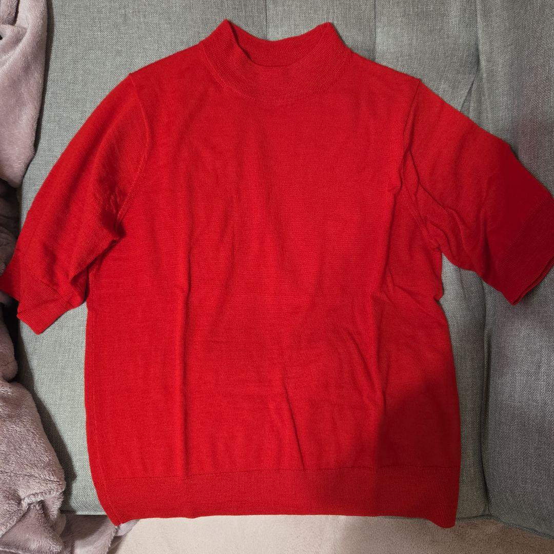 IENA ALBA　アンサンブル　ニット　赤