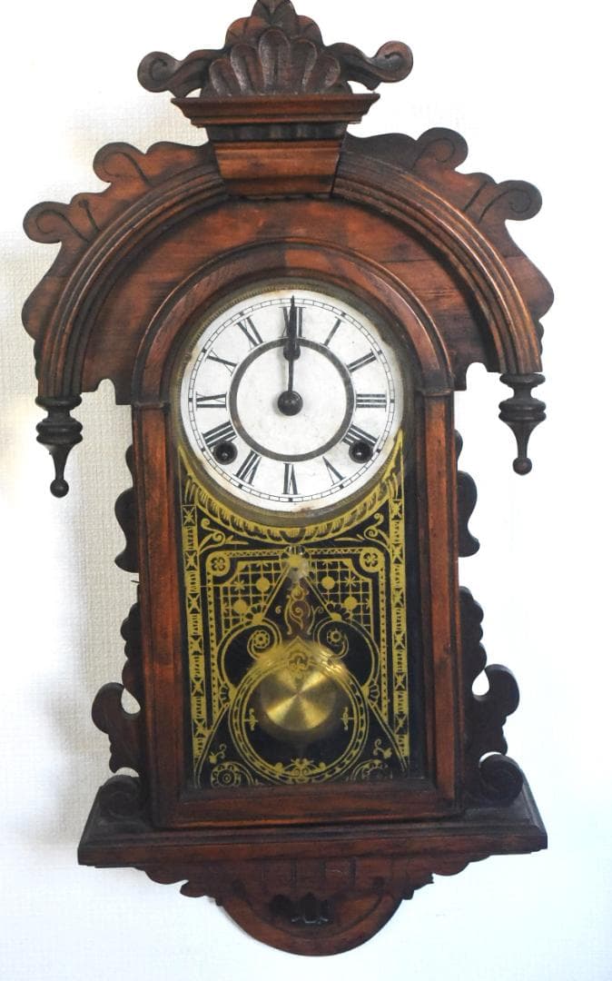 アンティーク柱時計◆タカノ◆整備済、動作確認◆美品◆25-02-01-01