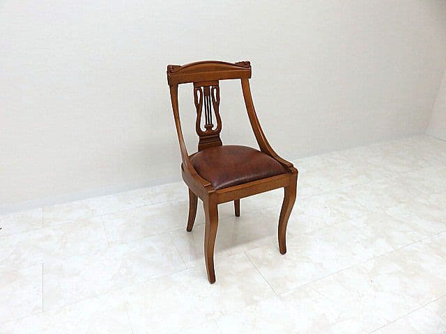 メ*ジ様 イタリア製　アールヌーヴォー様式サイドチェア　彫刻/アンティーク様式