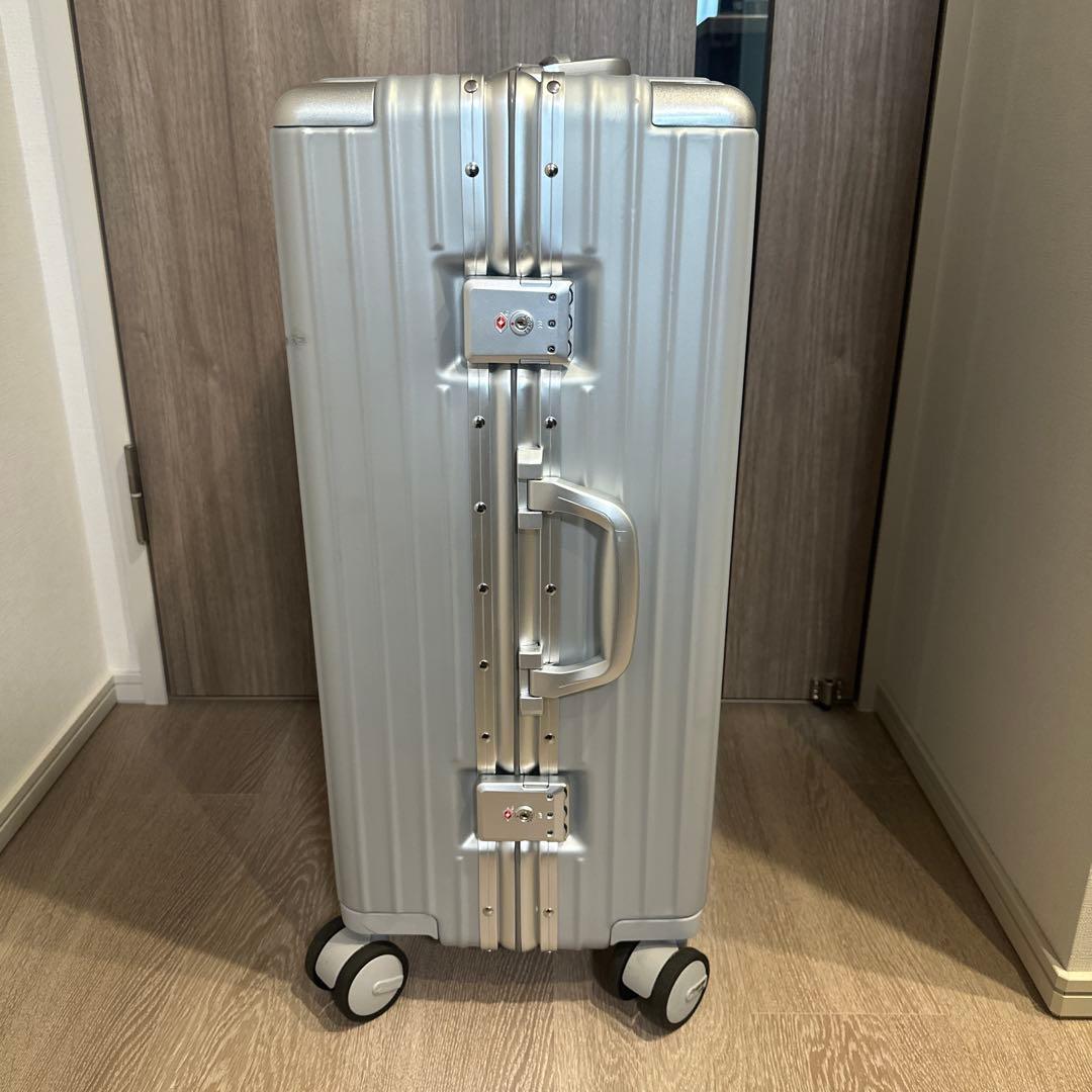 Libetee スーツケース Mサイズ マットシルバー