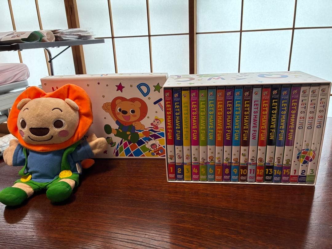 英語教材ミライグリッシュ DVD+CD シール一部使用ずみ