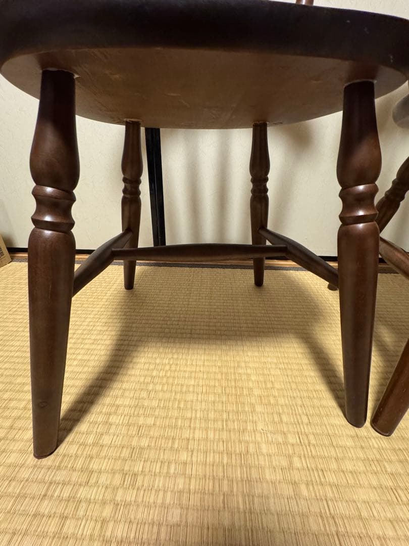 ダイニングチェア ウィンザーチェア 2脚セット マレーシア