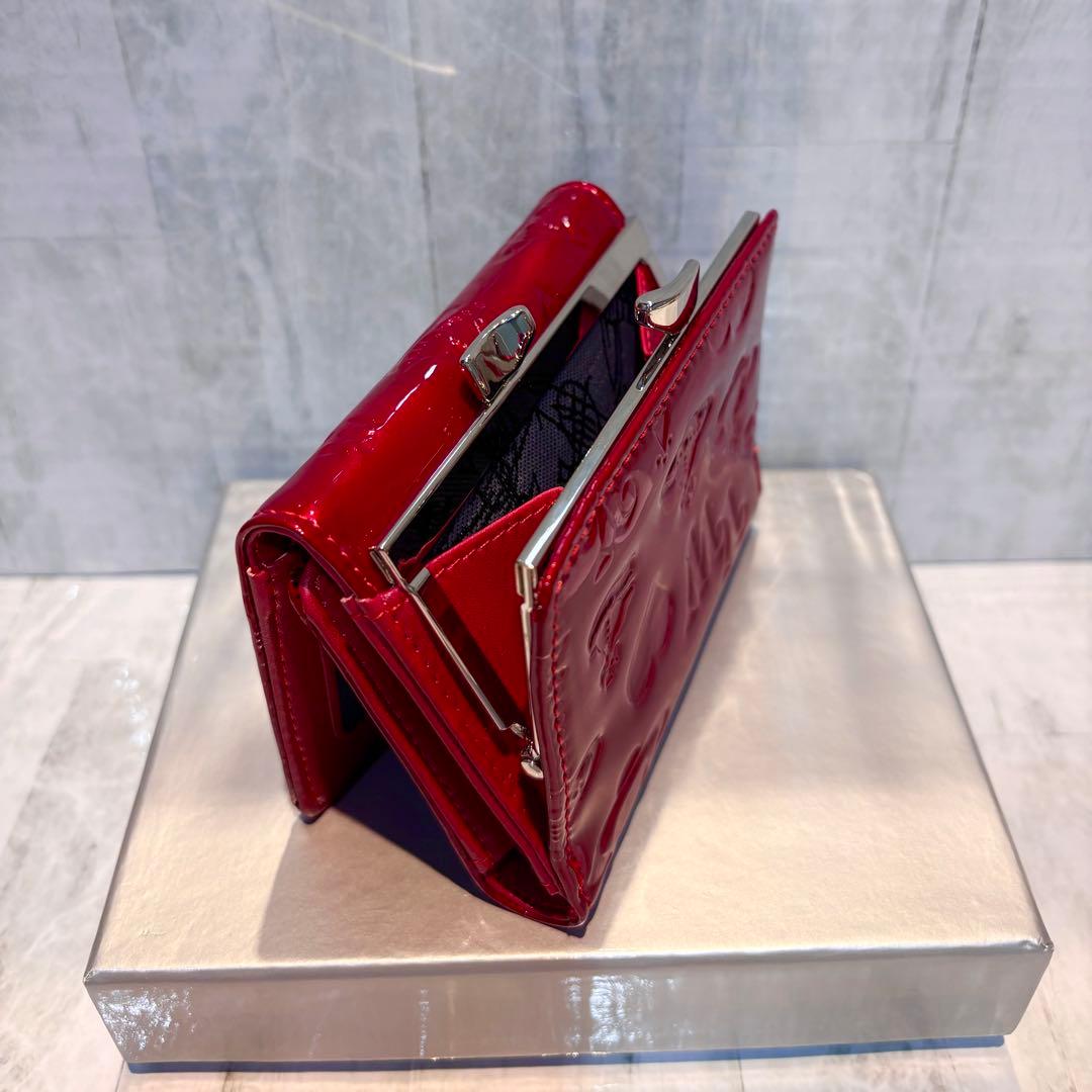 Vivienne Westwood 3つ折り財布 / レッド/シルバー金具付き