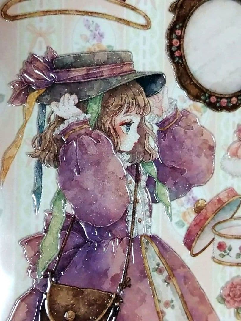 ✩再販✩J621＃纤手遥望(水晶)Shine切り売り海外人物マステ女の子