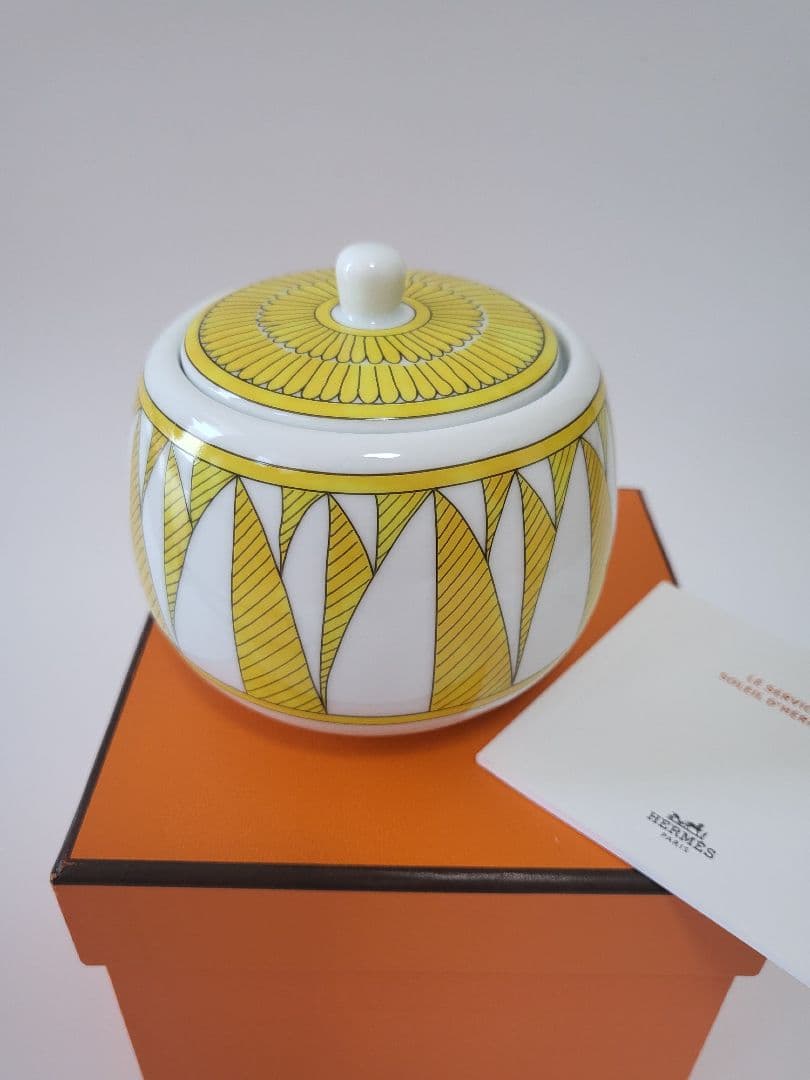 新品 ★ ソレイユ ドゥ エルメス シュガーポット