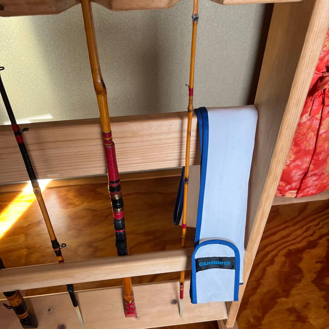 和竿セット　飾り台付き