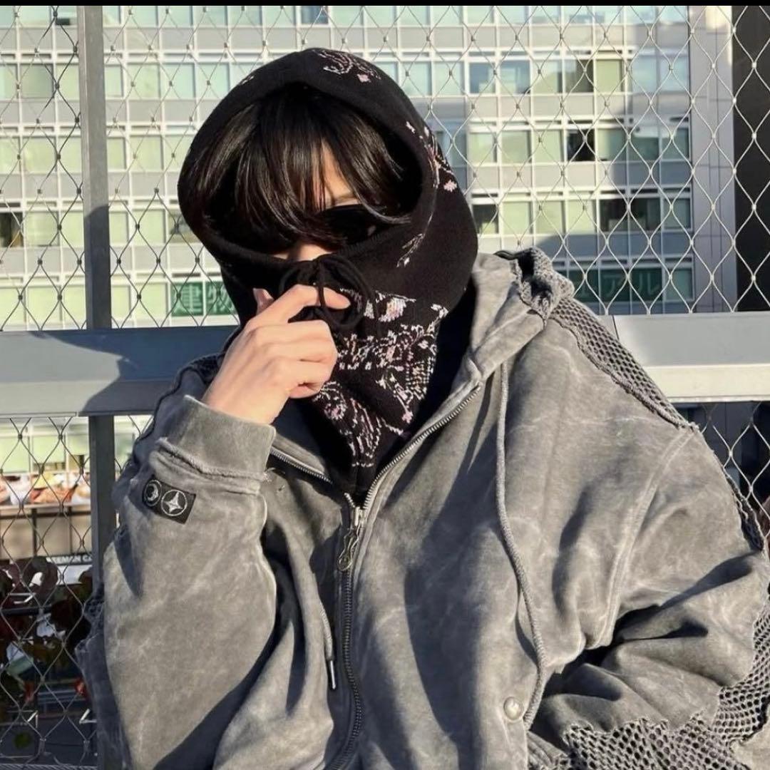 コムドットやまと着用　極美品 バラクラバ　ブラック　ジュンナカヤマ