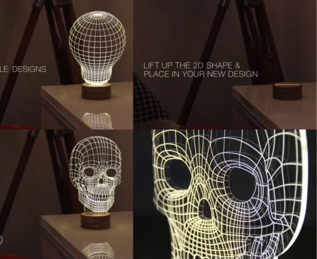 BULBING SKULL LAMP スカルランプ