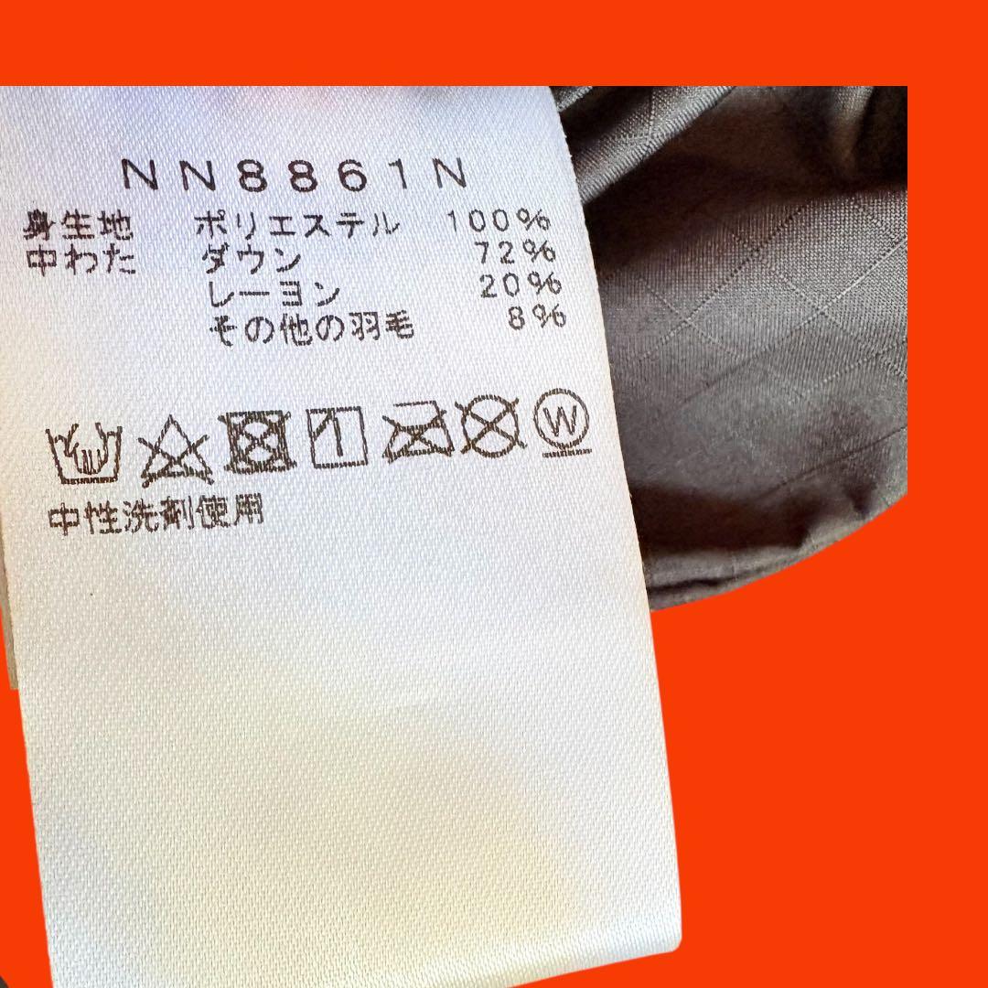 THE NORTH FACE ダウン ブラック マフラー kodenshi