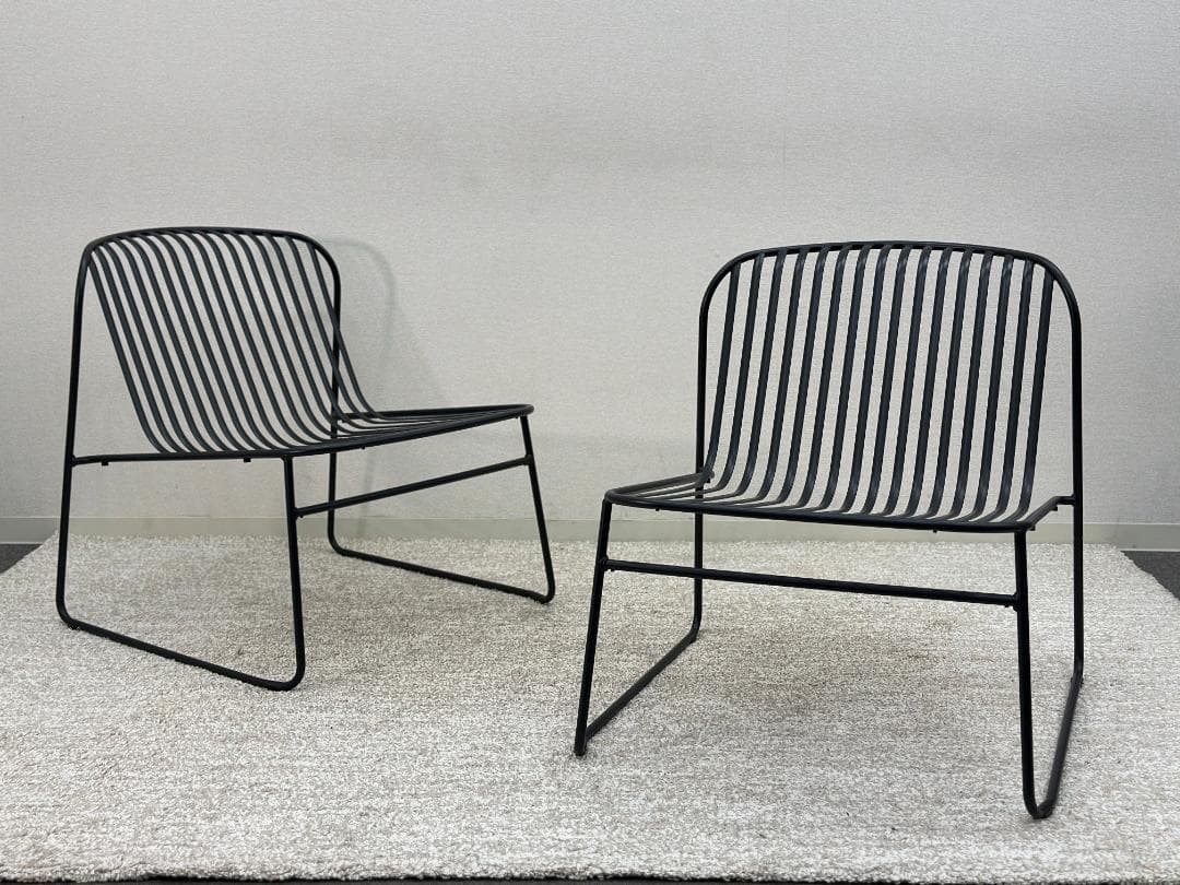 emu■Riviera　ラウンジチェア　2脚セット　スタッキング　屋外用　テラス