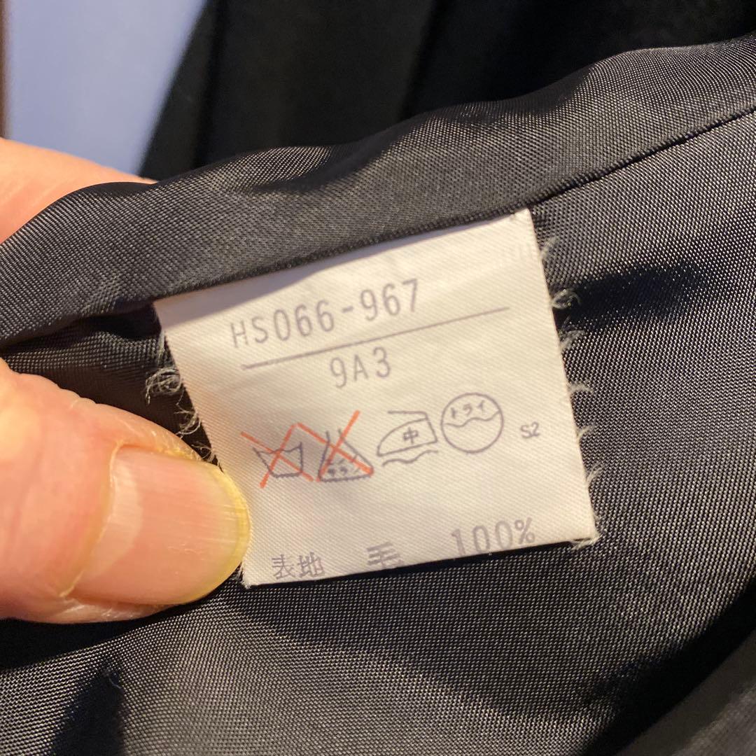 【専用です】イヴ・サンローラン　黒　ビッグ シルエット ウール コート