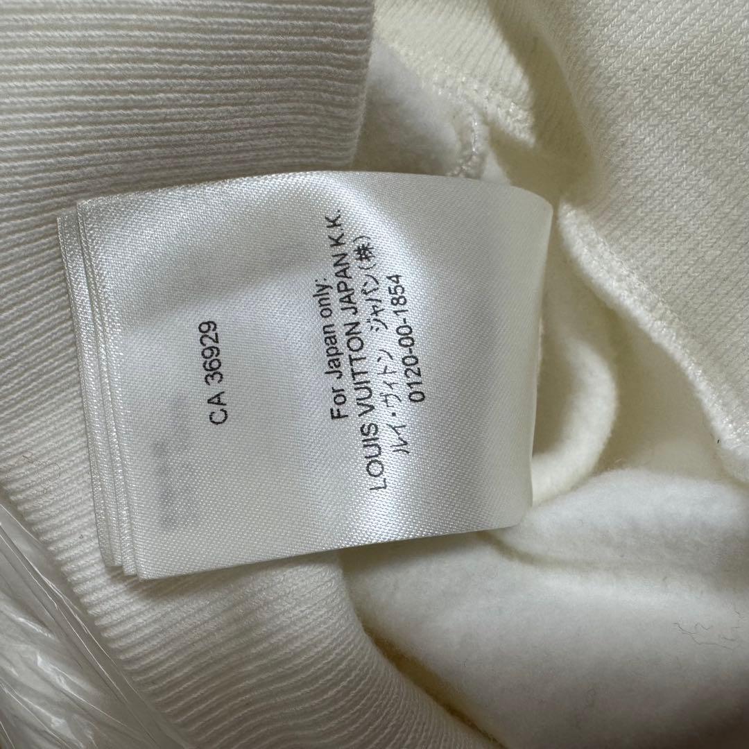 【新品未使用】Louis Vuitton ホワイト フーディー パーカー