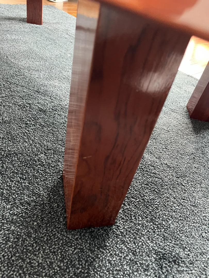 座卓 ざたく 一枚板 テーブル ちゃぶ台 メーカー不明 中古品