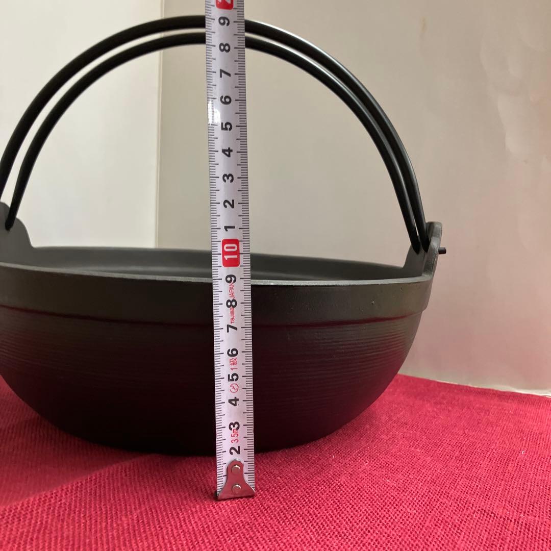 電磁調理器、直火OKふるさと鍋27㎝