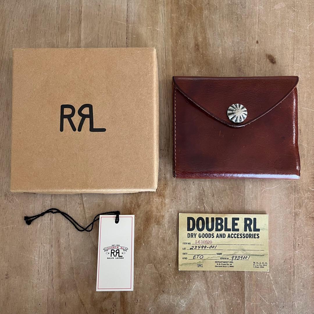 Ｆ*K様 RRL ダブルアールエル コンチョウォレット 牛革 レザー ブラウン