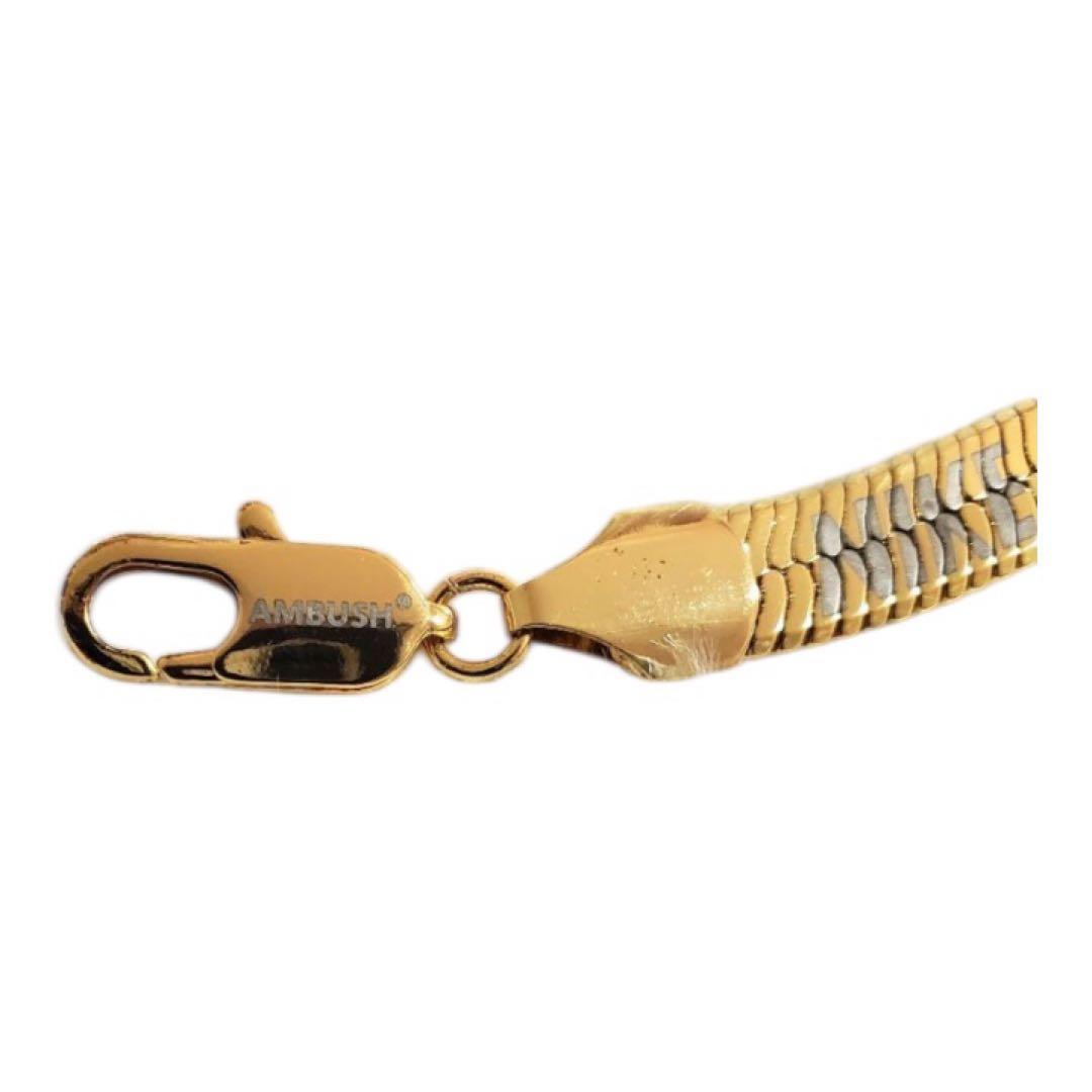 極美品　 NIKE×AMBUSHコラボ ヘリンボーンチェーンネックレス　ナイキ