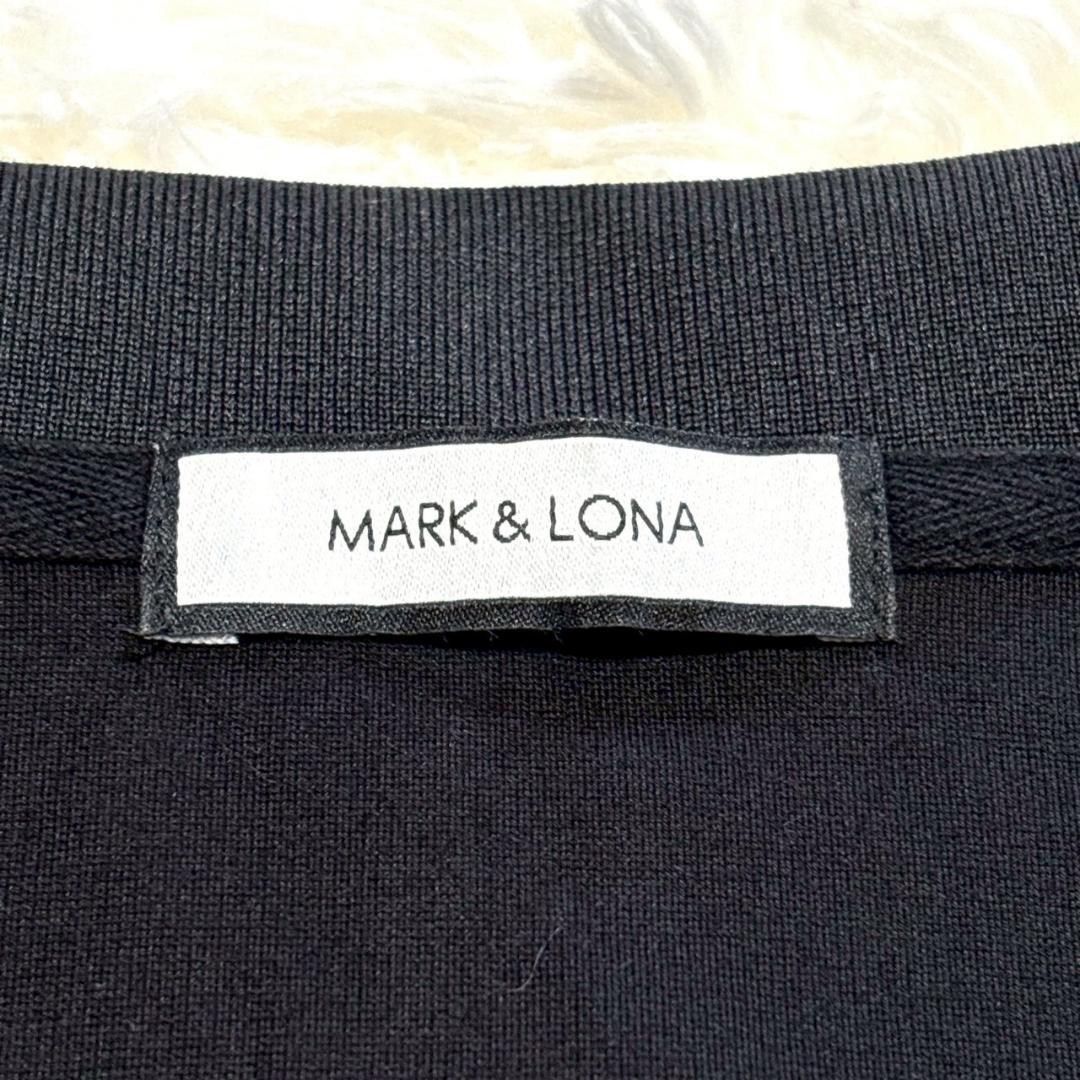 近年モデル MARK&LONA　スカル刺繍 ブラックポロシャツ　L 韓国限定