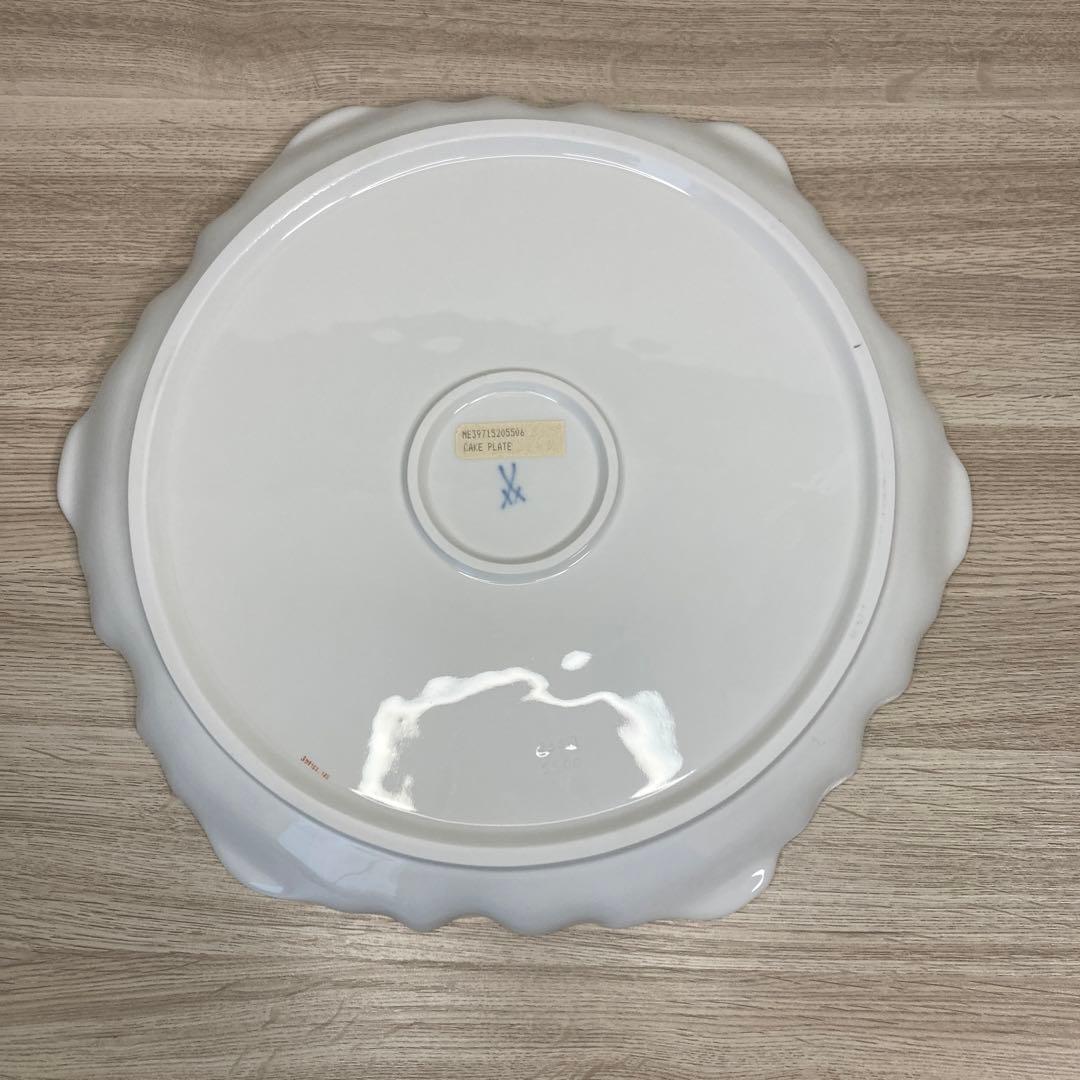 マイセン　スワン　ケーキプレート　29cm