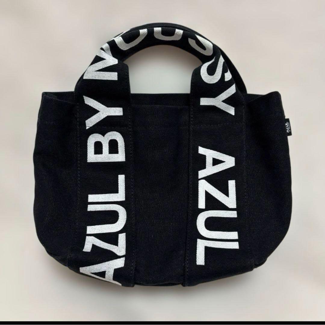 AZUL BY MOUSSY ロゴトートバッグ ブラック