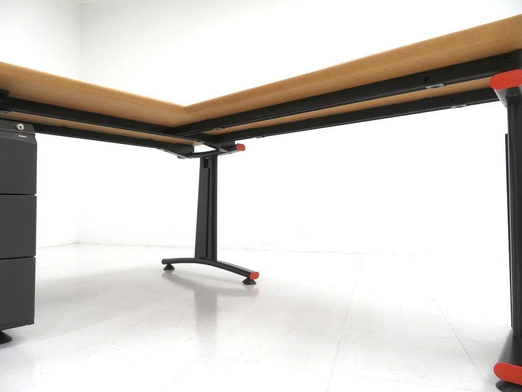 knoll ノール　ビンテージ　L型デスク　書斎机　モダン　エグゼクティブデスク