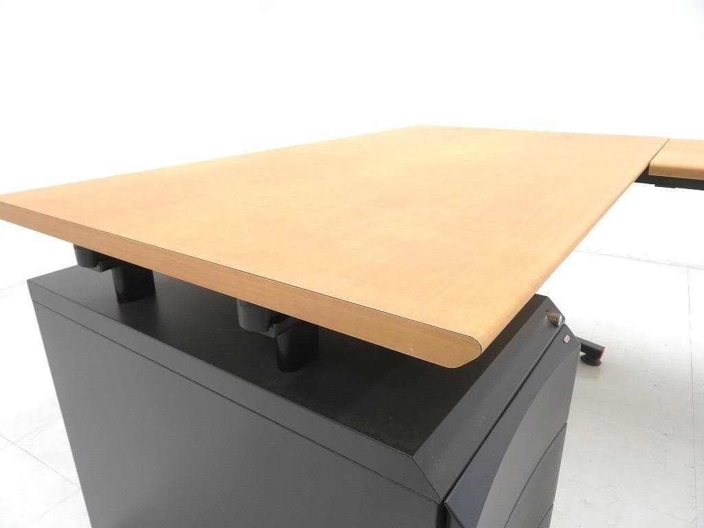 knoll ノール　ビンテージ　L型デスク　書斎机　モダン　エグゼクティブデスク