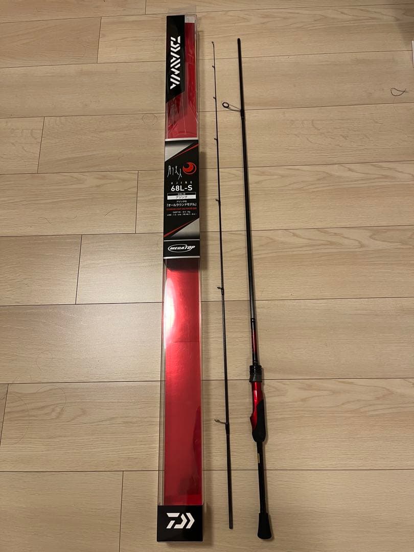月下美人 アジング アジングロッド 68L-S レッド