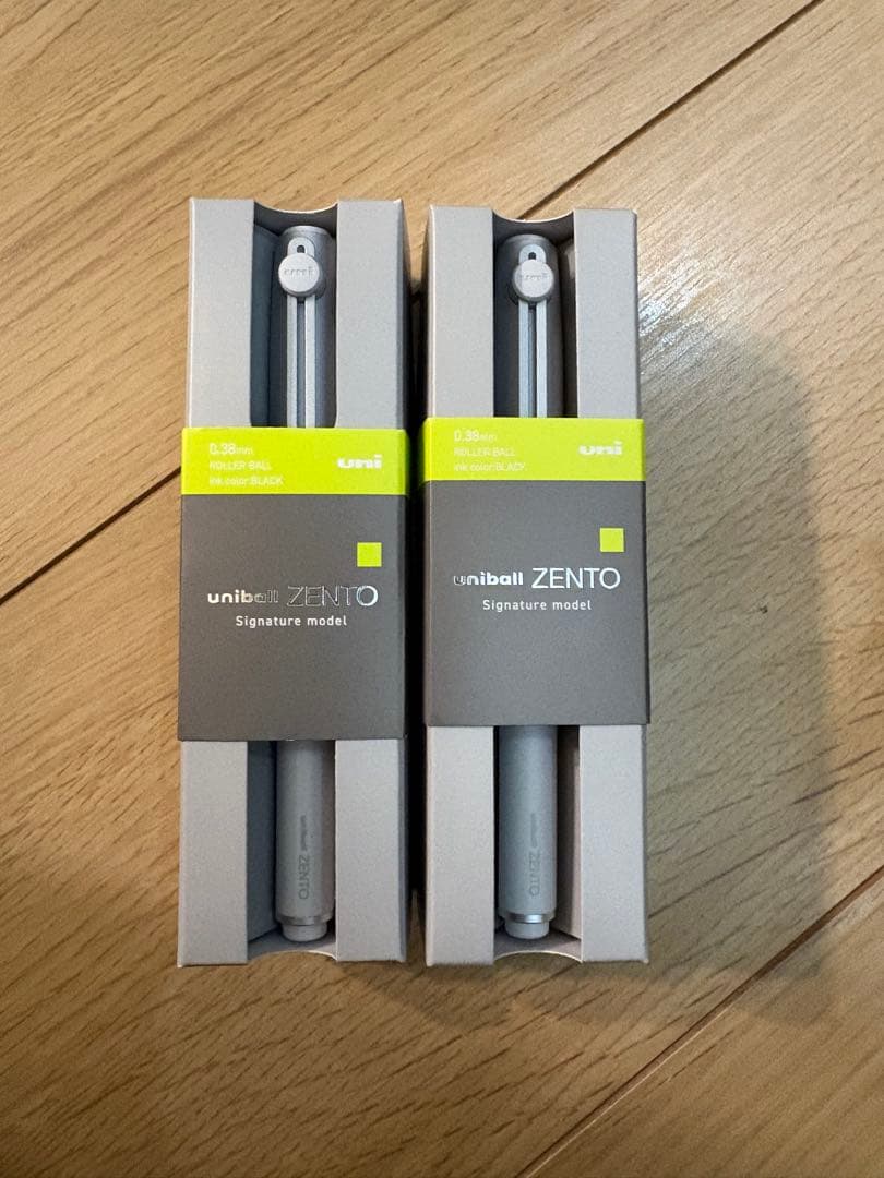 uni-ball ZENTOシグニチャーモデル 0.38mm 2本セット