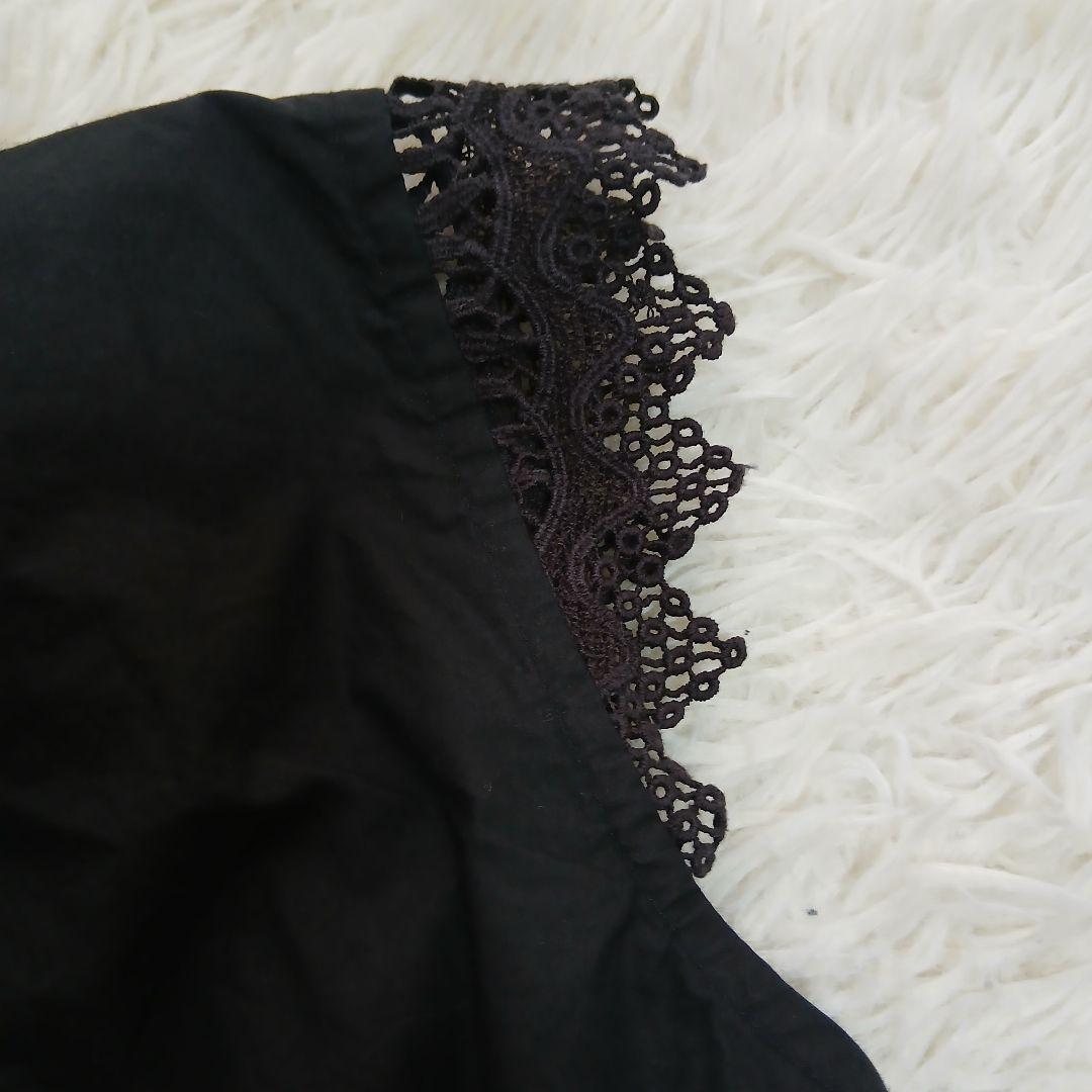 【美品】【Curensology】24SSコットンレースオールインワン　ブラック