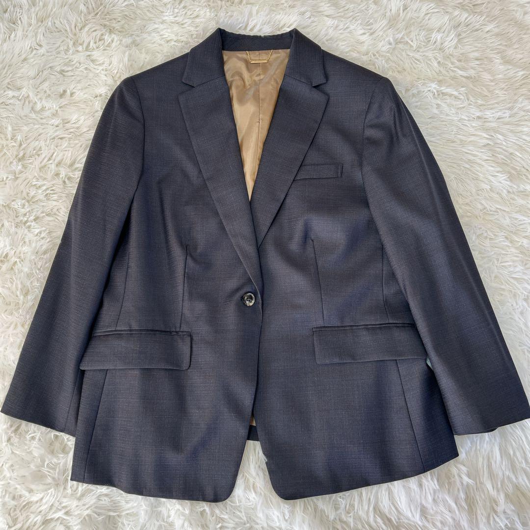 美品 ニューヨーカー チェルッティ 高級 スーツ 3点セット チェック 17