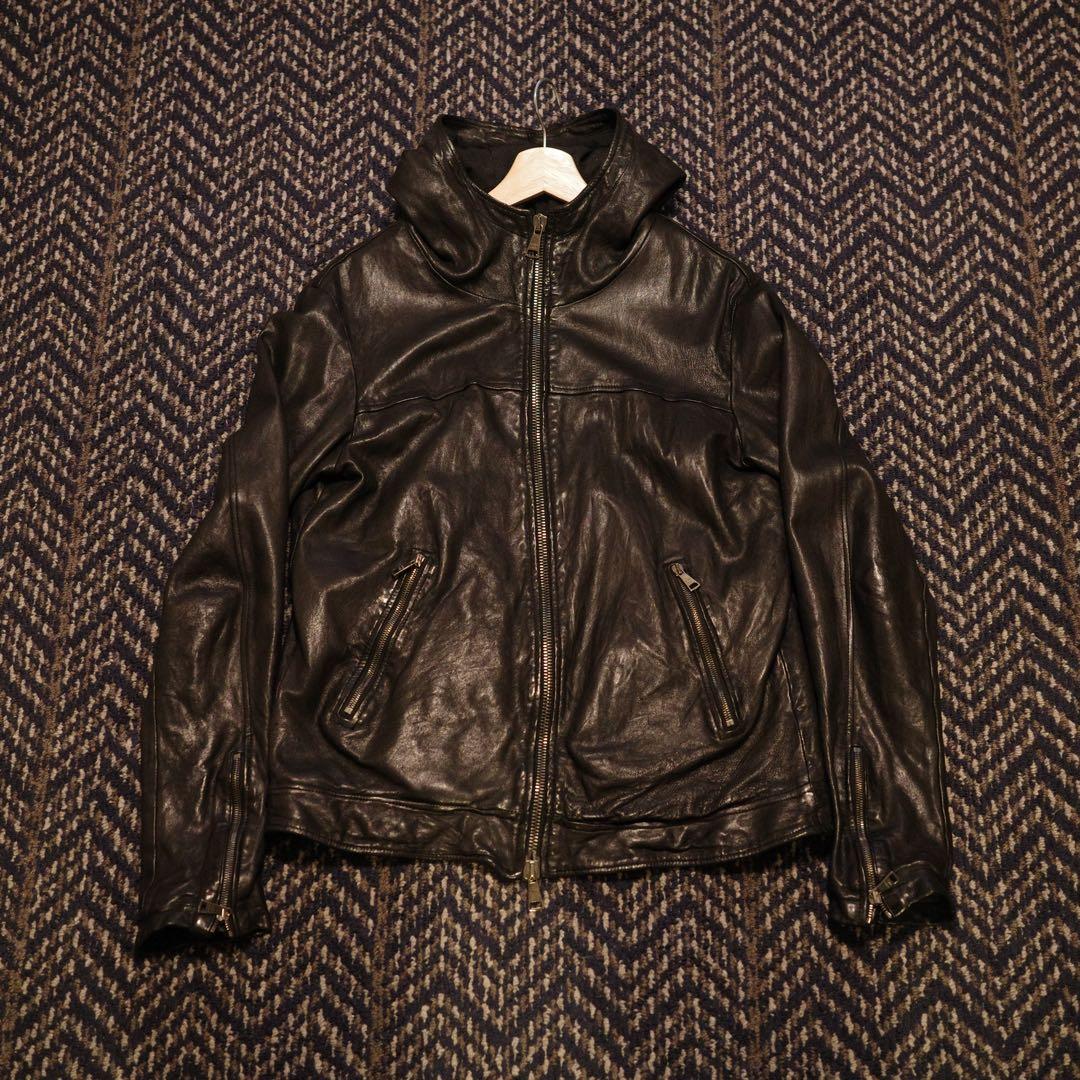giorgio brato レザーパーカー