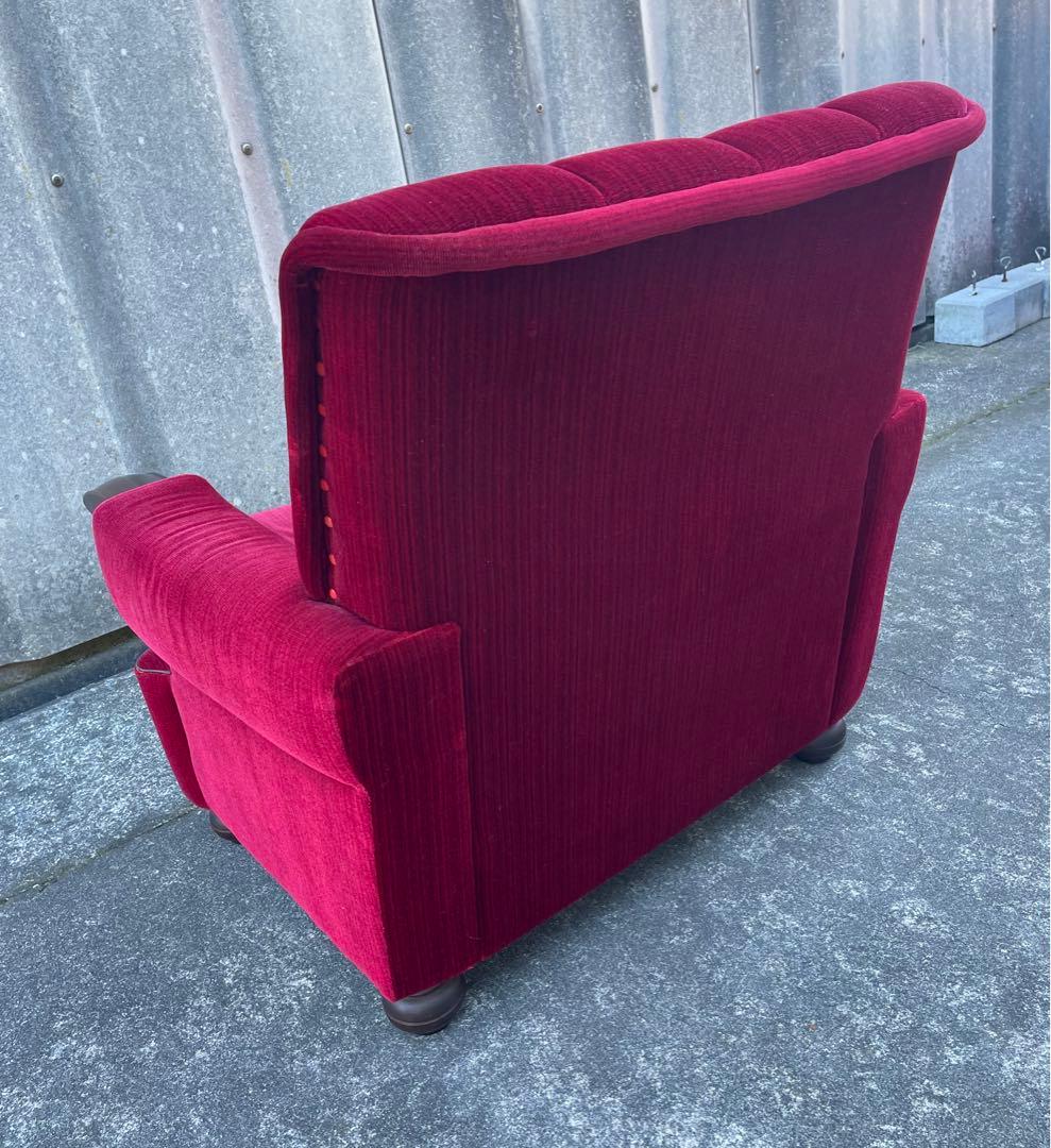 モリシゲ家具/MORISHIGE/オリーブ印/高級/1Pソファ/アームソファ/①