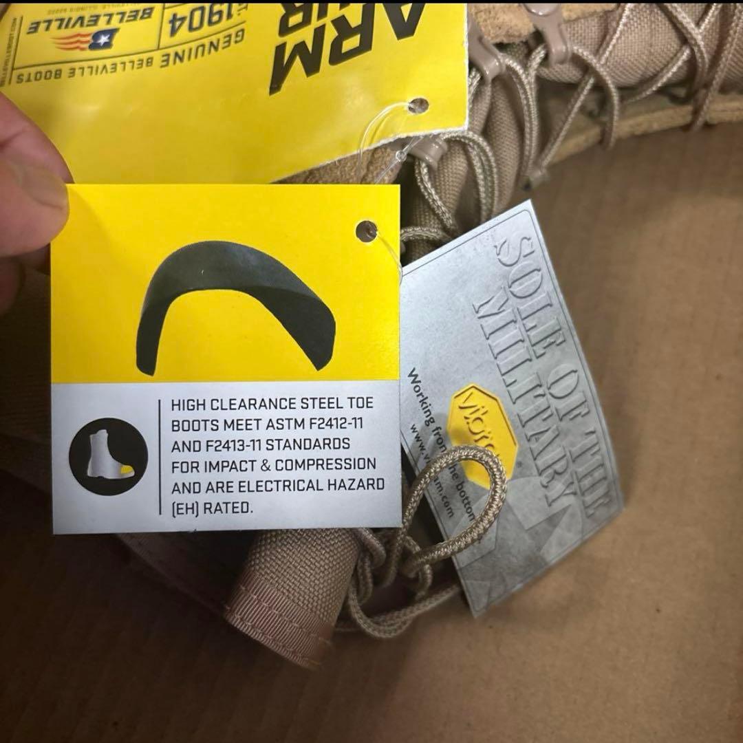 未使用品　米軍　実物BELLEVILLE ミリタリーブーツ　24.5cm送料無料