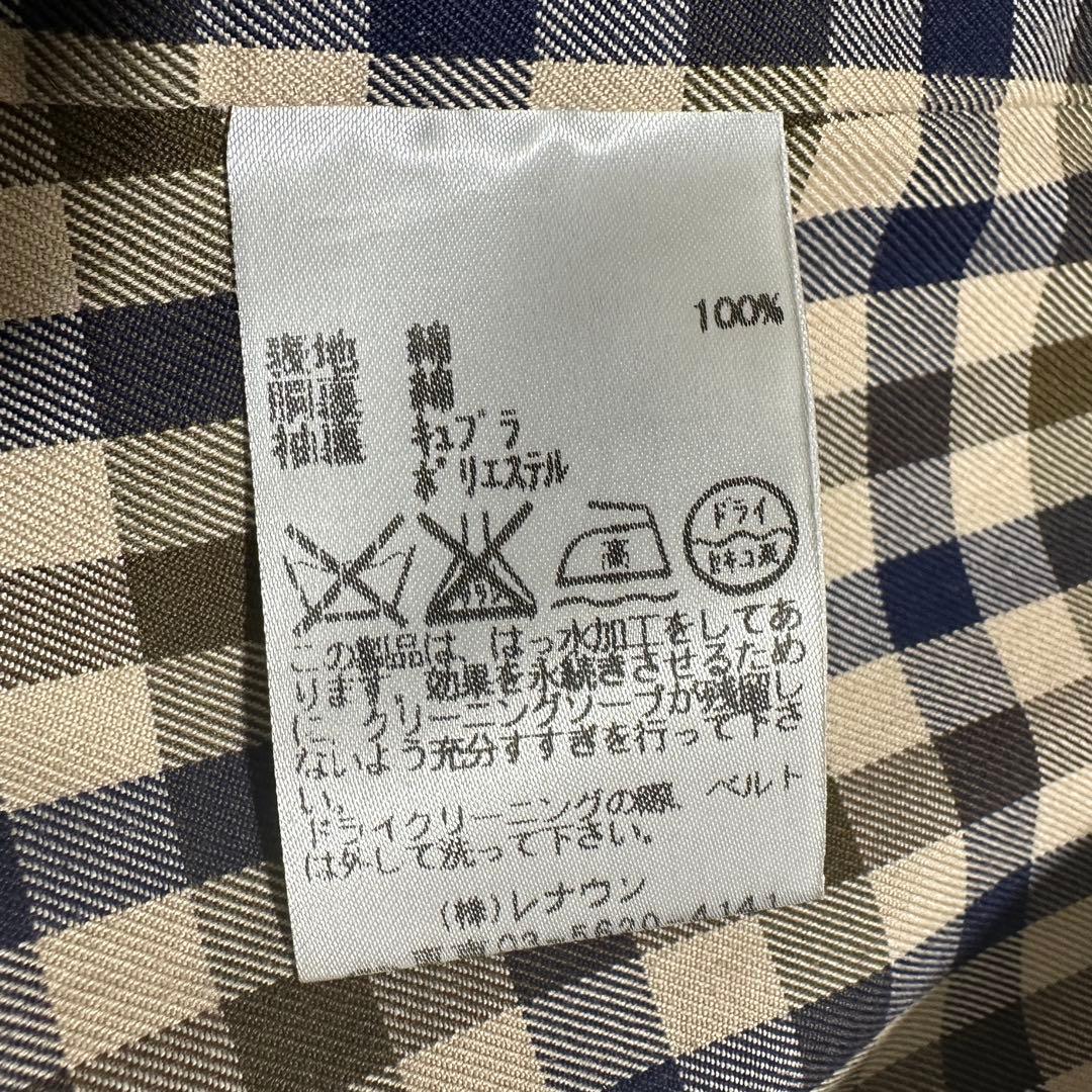 マ*ス様 大きいサイズ✨現行アクアスキュータム　トレンチコート　ブラック　New