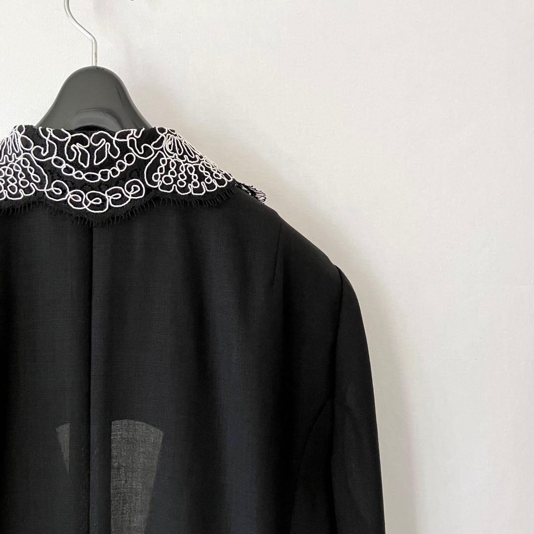 極美品 ジュン アシダ ワンピース ジャケット スーツ ブレード レース 15