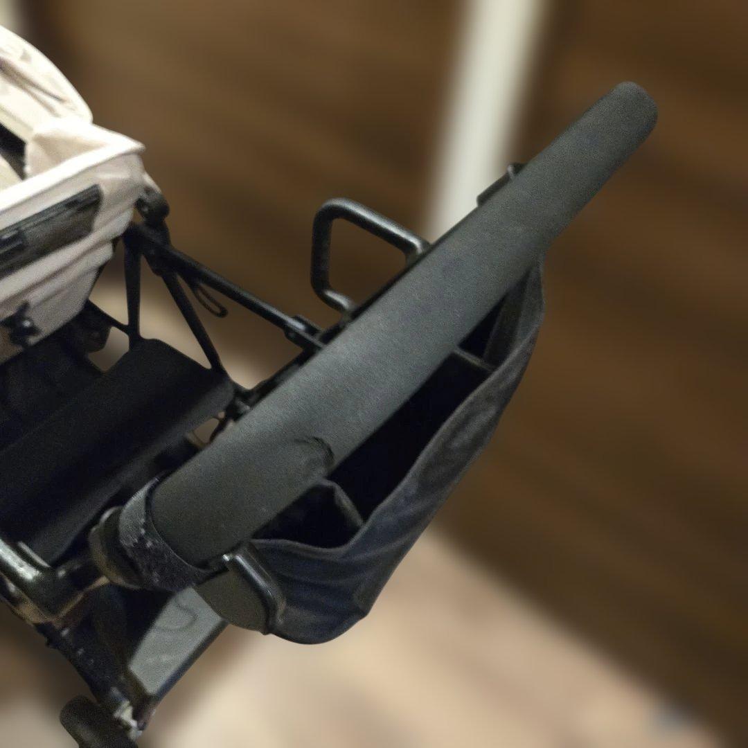 KATOJI ベビーカー ベージュ ドリンクホルダー付き 2人乗り