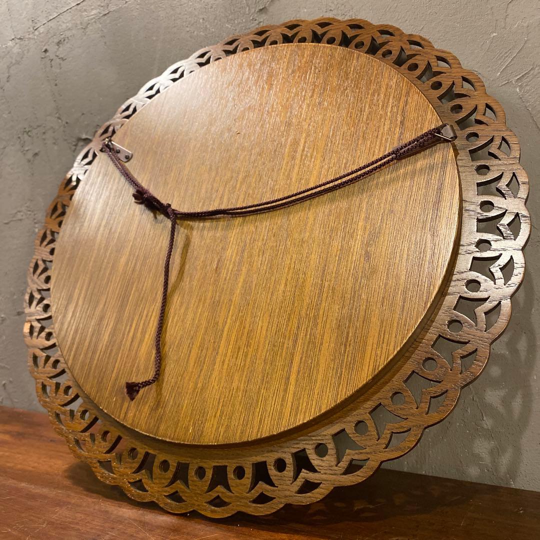 定価34000円 パリの雑貨屋 高級壁掛け鏡 ウォールミラー インテリア 木製