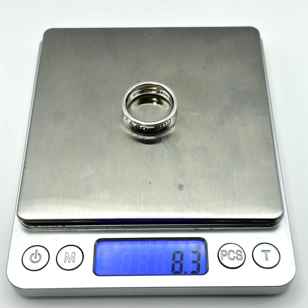 美品　ティファニー　ナロー　1837 リング　約18号　シルバー　925